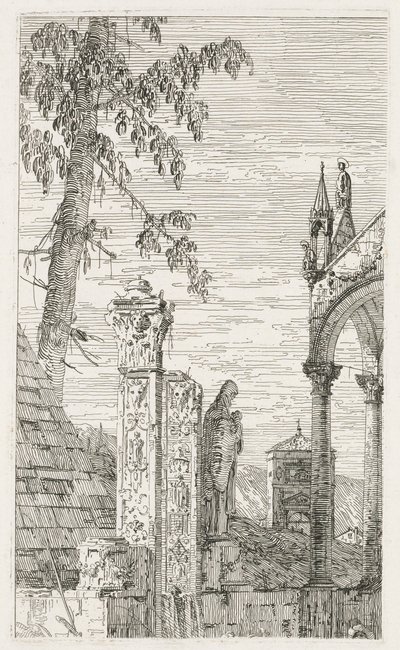 Vues : Fragments de sculpture - Antonio Canaletto