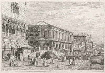 Vues : La Prison, Venise - Antonio Canaletto