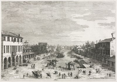 Vues : Vues de Mestre, une ville de la province de Venise, 1735-1746 - Giovanni Antonio Canal