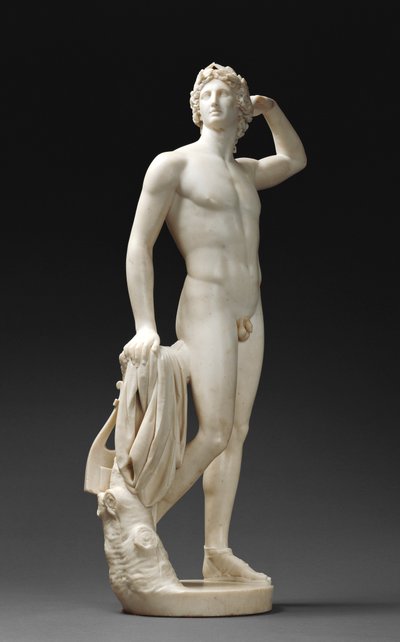 Apollon se couronnant - Antonio Canova