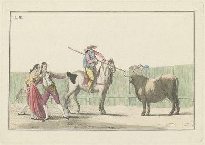 Planche II, de la série Colección de las principales suertes de una corrida de toros - Antonio Carnicero