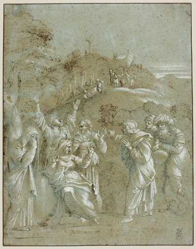 La Vierge, les saintes femmes et les saints Jean, Jacques et Joseph d