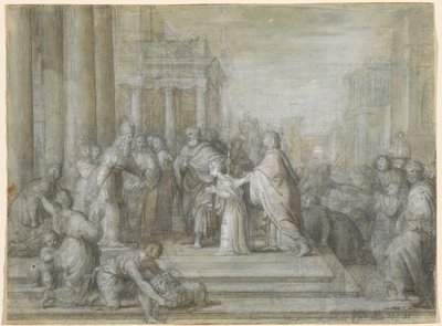 La Présentation de la Vierge au Temple - Antonio Cavallucci