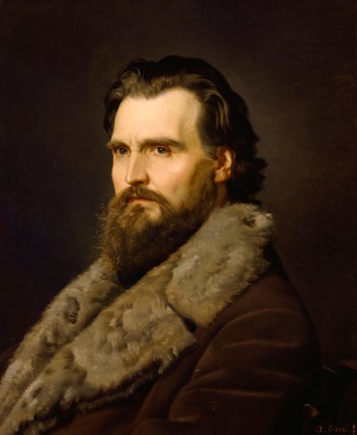 Portrait du sculpteur Giovanni Dupre, par Ciseri Antonio (1821-1891) - Antonio Ciseri
