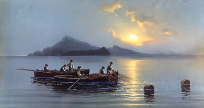 Pêcheurs au large de Capri - Antonio Coppola
