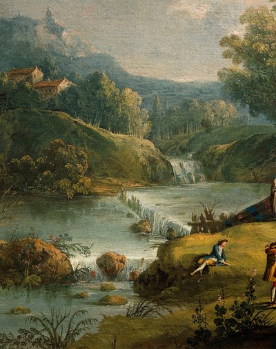 Le printemps, par Antonio Diziani (détail) - Antonio Diziani