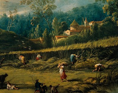 La moisson, détail de L