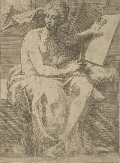 Une Sibylle, 1540-45 - Antonio Fantuzzi