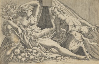 Jupiter et Antiope, 1540-45 - Antonio Fantuzzi