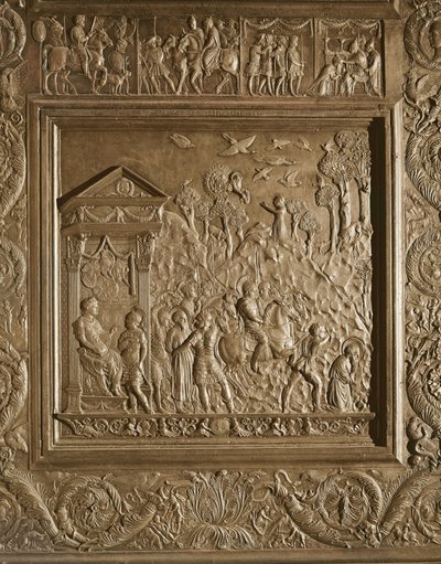 Martyr de Saint Paul, détail de la porte centrale de la basilique, décorée 1439-45 (bronze) - Antonio Filarete