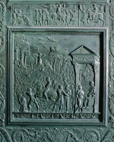 La Décapitation de Saint Paul, détail de la 