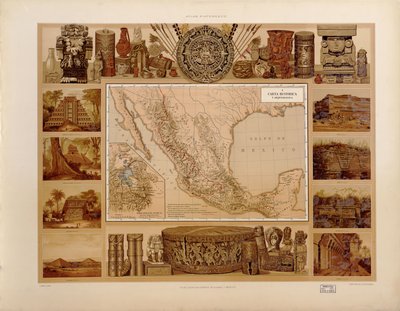 Atlas historique et pictural des États-Unis du Mexique. LOC 2008621671-13 - Antonio García Cubas