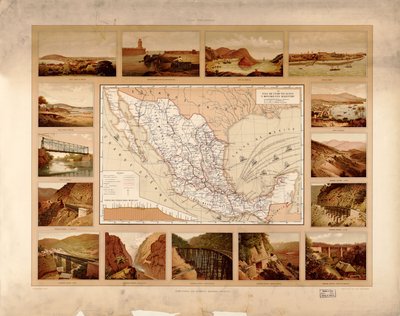 Atlas historique et pictural des États-Unis du Mexique. LOC 2008621671-7 - Antonio García Cubas