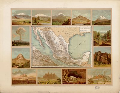 Atlas historique et pictural des États-Unis du Mexique. LOC 2008621671-9 - Antonio García Cubas