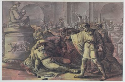 La mort de Jules César - Antonio Giuseppe Basoli