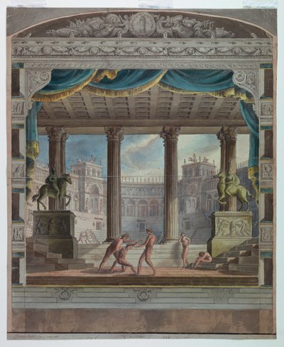 Rideau de théâtre : Vue d