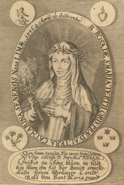 Sainte Rose de Lima - Antonio González de Acuña