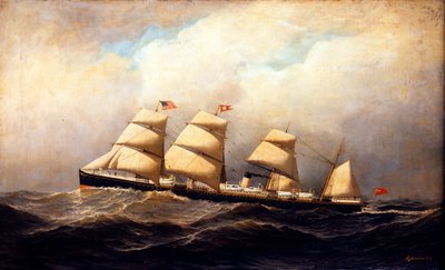 Le vapeur Baltic - Antonio Jacobson