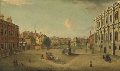 Quatre vues de Londres : Le Jardin Privé, Whitehall - Antonio Joli