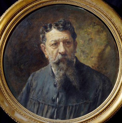 Portrait du peintre Scomparini, par Antonio Lonza - Antonio Lonza