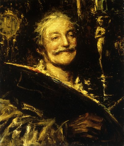 Un autoportrait - Antonio Mancini