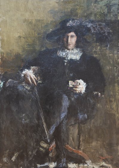 Mousquetaire assis, vers 1920 - Antonio Mancini