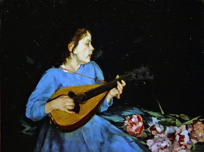 Le joueur de mandoline - Antonio Mancini