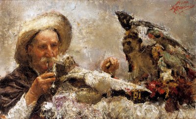 La diseuse de bonne aventure, 1870-1930 - Antonio Mancini
