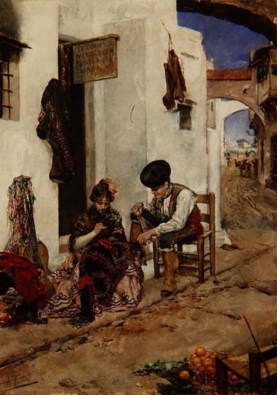 Réparation de la veste du picador - Antonio Maria Fabres y Costa