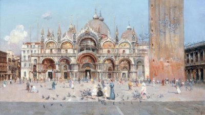 Piazza San Marco à Venise - Antonio Maria de Reyna Manescau