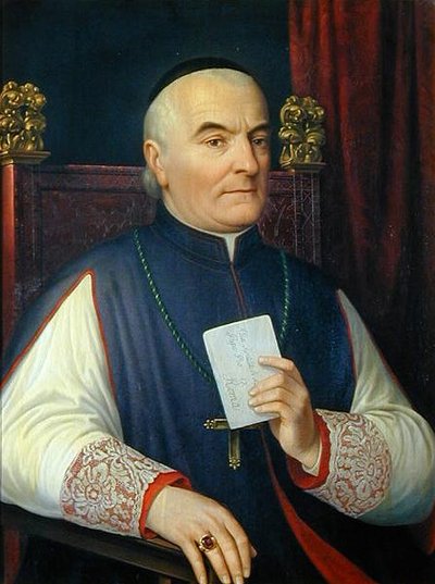 Portrait de Monseigneur Ferdinando Baldanzi, Archevêque de Sienne - Antonio Marini