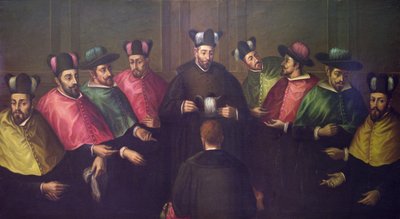 La remise de la barrette doctorale - Antonio Martinez Anaya