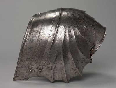 Spallières en éventail gothiques, c.1485-1500 - Antonio Missaglia