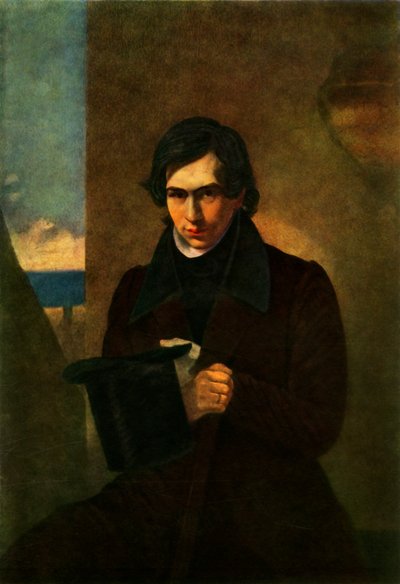 Portrait du poète Nestor Vassilievitch Koukolnik - Antonio Molinari