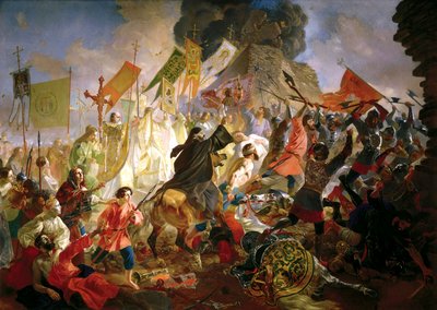 Le siège de Pskov par Étienne Báthory en 1581, 1839-1843 - Antonio Molinari