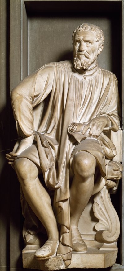 Portrait du sculpteur, peintre et architecte Michel-Ange - Antonio Novelli