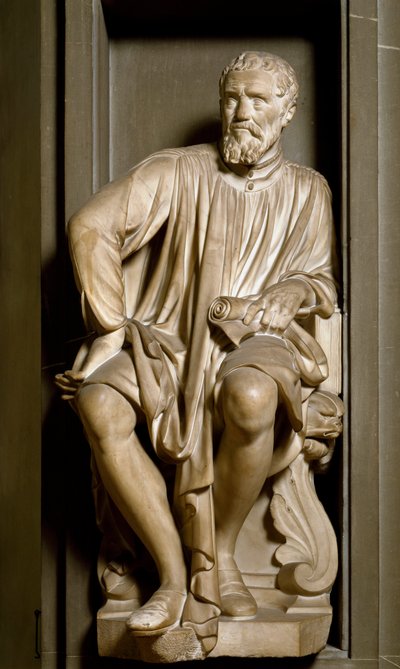 Portrait du sculpteur, peintre et architecte Michel-Ange - Antonio Novelli