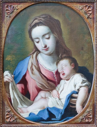 Madone et Enfant, début du XVIIIe siècle - Antonio Paglia