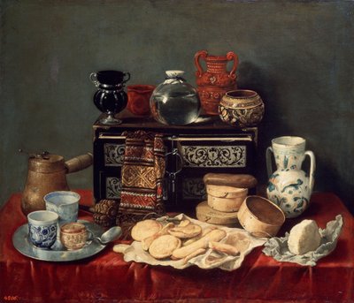 Nature morte avec un coffre en ébène, 1652 - Antonio Pereda y Salgado