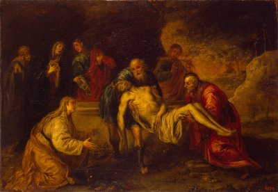 La Mise au tombeau du Christ, entre 1640 et 1650 - Antonio Pereda y Salgado de