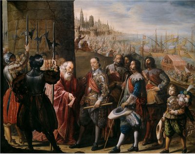 Le soulagement de Gênes par le 2e marquis de Santa Cruz, 1634-1635 - Antonio Pereda y Salgado de