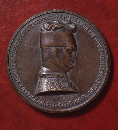 Médaille en bronze de Filippo Maria Visconti (1392-1447), revers, conçue en 1441 par Antonio di Puccio Pisano, dit Pisanello (vers 1395-1455), diamètre 10,20 cm - Antonio Pisanello