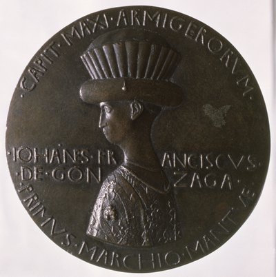 Médaille portrait représentant Gianfrancesco Gonzaga (13945-1444) 1446-8 - Antonio Pisanello
