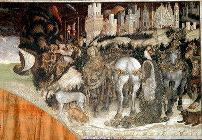Saint Georges délivrant la princesse de Trébizonde (détail) - Antonio Pisanello