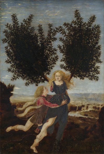 Apollon et Daphné, vers 1470-1480 - Antonio Pollaiuolo