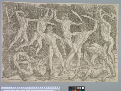 Bataille des nus, vers 1475 - Antonio Pollaiuolo