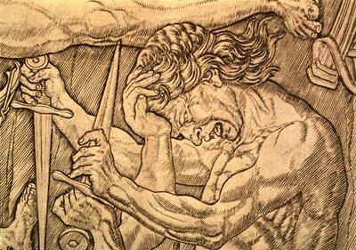 La bataille des dix nus (détail) - Antonio Pollaiuolo