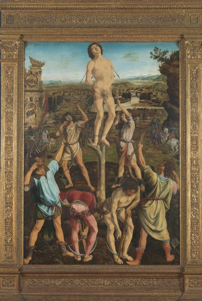 Le martyre de Saint Sébastien - Antonio Pollaiuolo