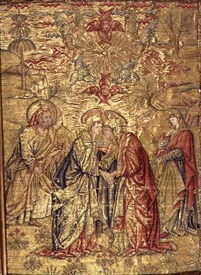 La Visitation, tapisserie représentant des scènes de la vie de Saint Jean-Baptiste - Antonio Pollaiuolo