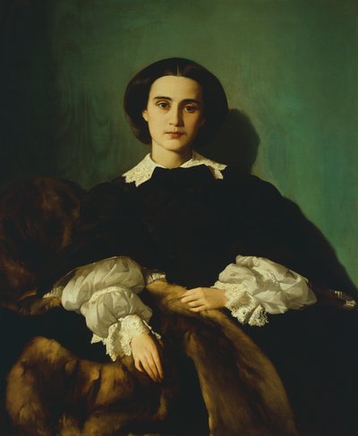 Portrait de la noble dame Morrocchi - Antonio Puccinelli